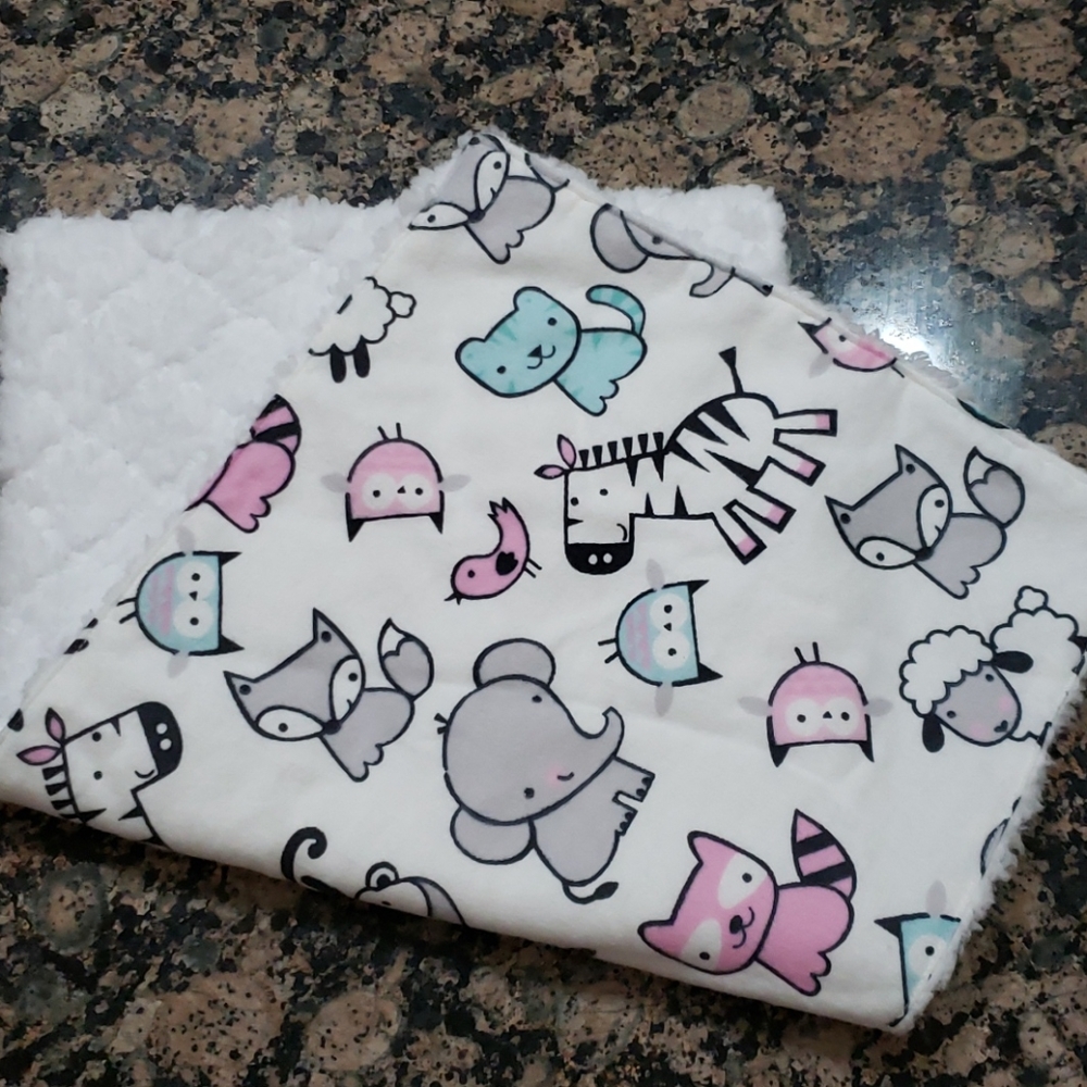 Burp cloth or lovey blankie